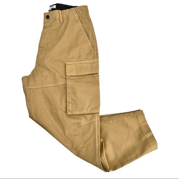 ALEX MILL City Cargo Pant Heavyweight Twill Light Khaki Brown NEW - Picture 4 of 9